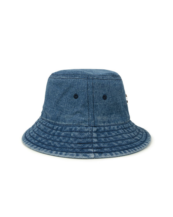 Sombreros Bape Denim bucket Mujer Azules | 578421-IWQ