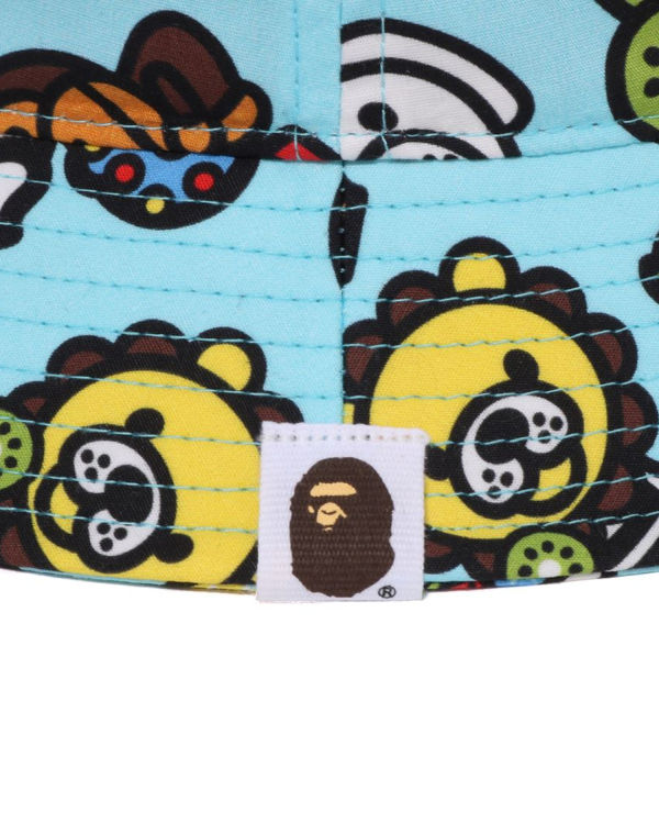 Sombreros Bape Milo Mixed Fruit Bucket Niños Azules Claro | 504713-NPR