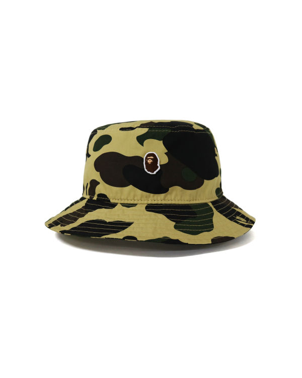 Sombreros Bape New Era 1st Camo Bucket Hombre Amarillos | 418230-ONT