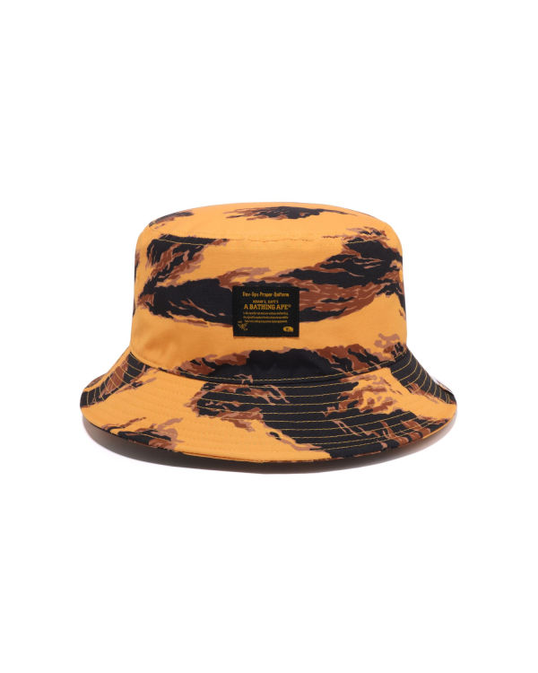 Sombreros Bape Tiger Camo Bucket Hombre Naranjas | 957136-UMZ