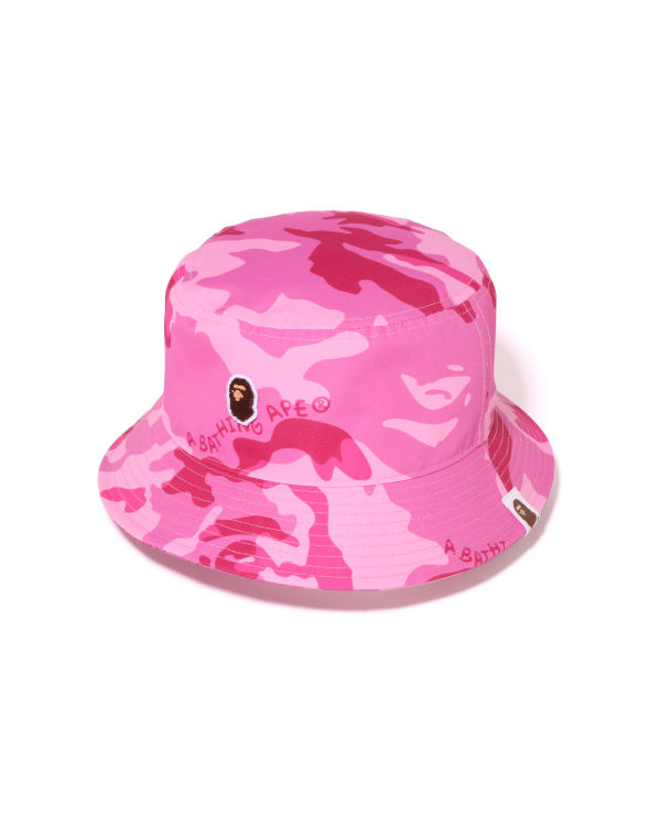 Sombreros Bape Woodland Camo Bucket Mujer Rosas | 964857-EZS