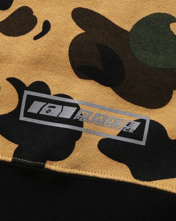 Sudadera Con Capucha Bape 1st Camo Carreras Layered Pullover Niños Amarillos | 370152-DGK