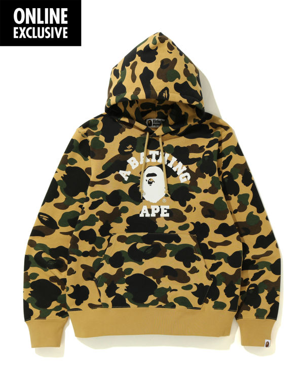 Sudadera Con Capucha Bape 1st Camo College Hombre Kaki | 751640-AMI