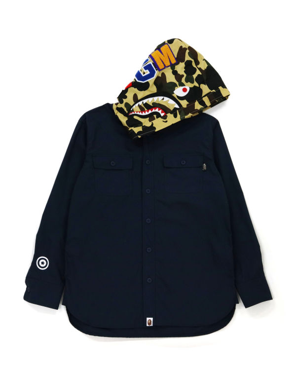 Sudadera Con Capucha Bape 1st Camo Shark Mujer Azules | 306215-DFN