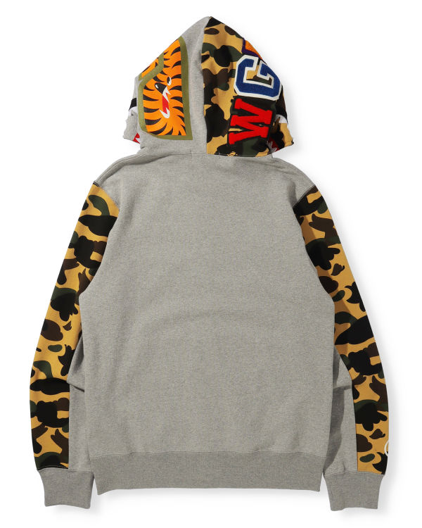 Sudadera Con Capucha Bape 1st Camo Shark Full Zip Hombre Grises | 819356-UHE