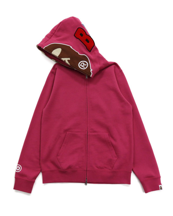 Sudadera Con Capucha Bape 2nd Ape Full Zip Mujer Rosas | 291483-TMR