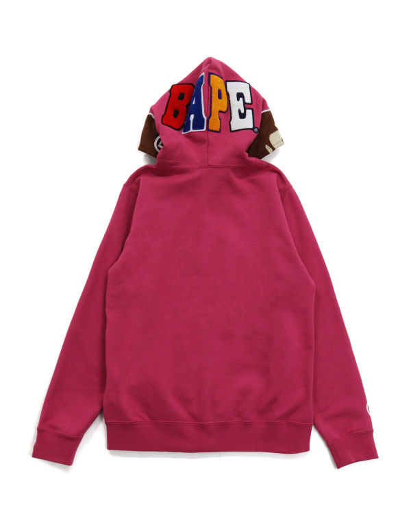 Sudadera Con Capucha Bape 2nd Ape Full Zip Mujer Rosas | 291483-TMR