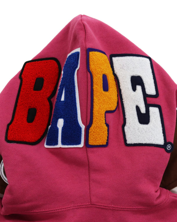 Sudadera Con Capucha Bape 2nd Ape Full Zip Mujer Rosas | 291483-TMR