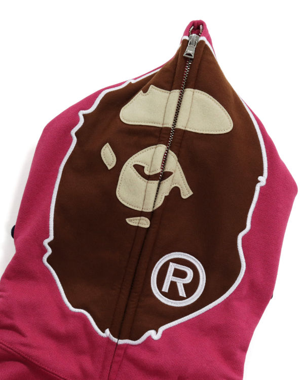 Sudadera Con Capucha Bape 2nd Ape Full Zip Mujer Rosas | 291483-TMR