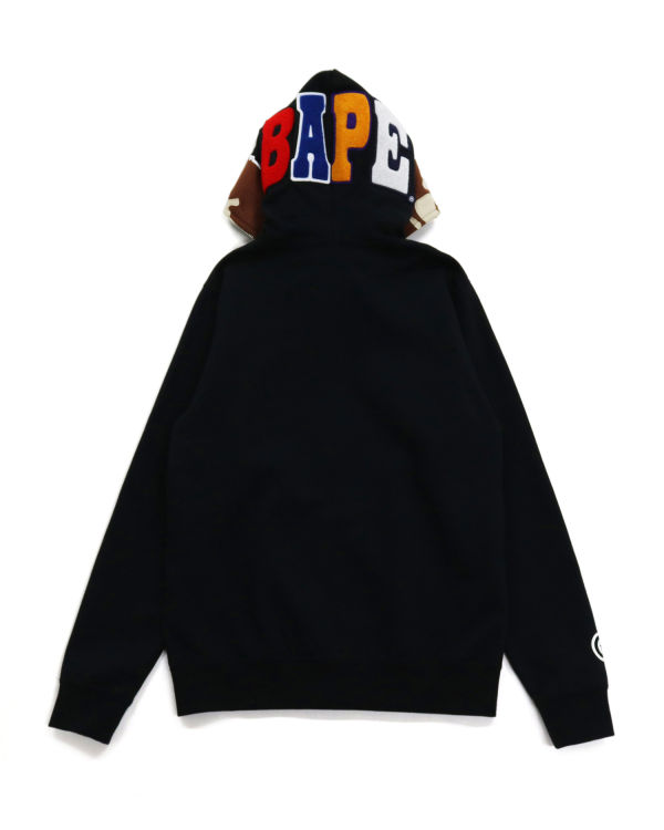 Sudadera Con Capucha Bape 2nd Ape Full Zip Mujer Negros | 462813-ZLW