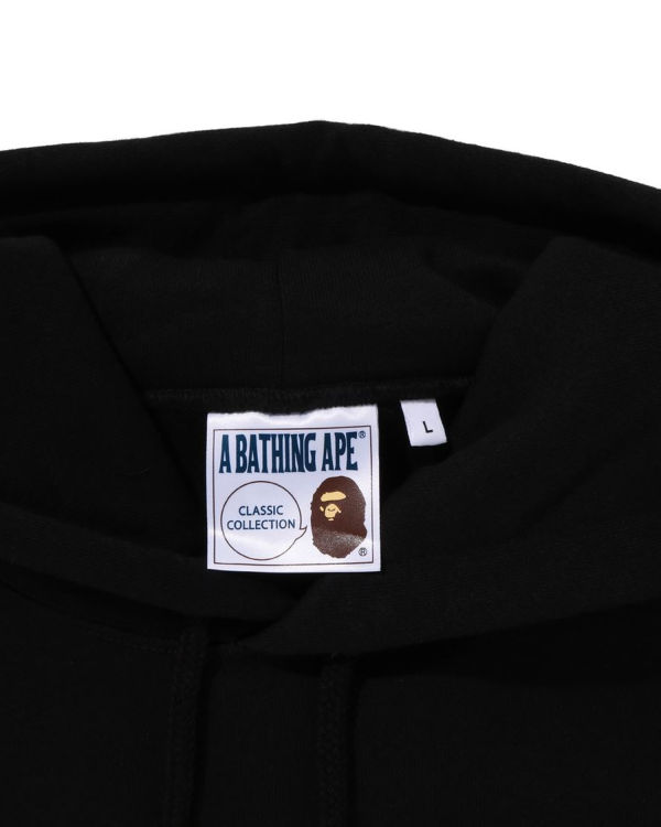 Sudadera Con Capucha Bape Ape Relaxed Fit Pullover Hombre Negros | 957324-BND