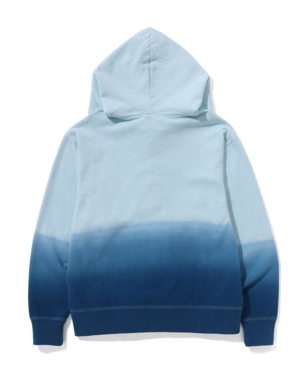 Sudadera Con Capucha Bape College Gradation Relaxed Fit Full Zip Hombre Azules | 476803-MFW