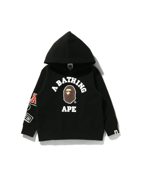 Sudadera Con Capucha Bape Multi Fonts Pullover Niños Negros | 946170-QRS