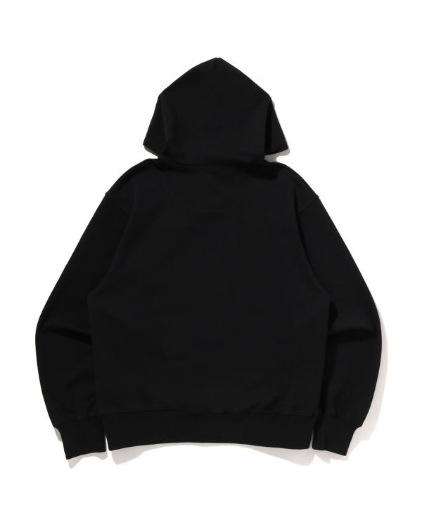 Sudadera Con Capucha Bape STA Logo Relaxed Fit Pullover Hombre Negros | 564980-MVQ