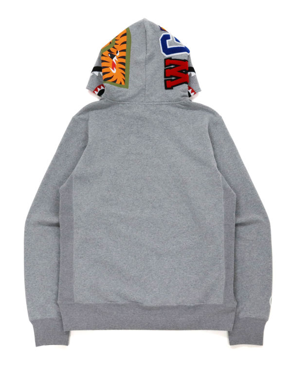 Sudadera Con Capucha Bape Shark Inside Tiger Pullover Hombre Grises | 306742-RYQ