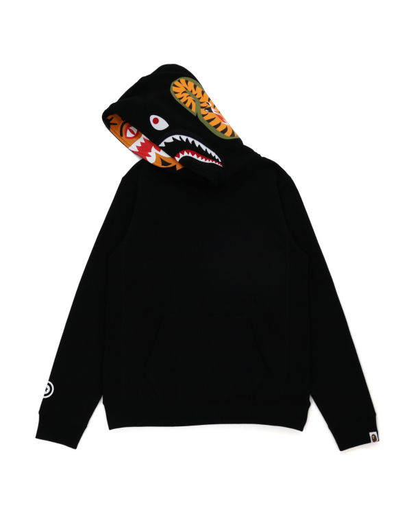 Sudadera Con Capucha Bape Shark Inside Tiger Pullover Mujer Negros | 635974-MTS