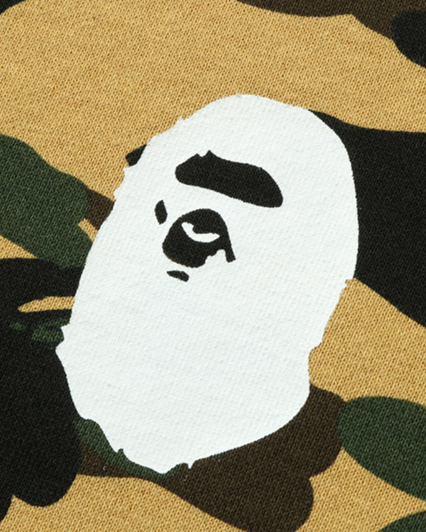 Sudaderas Bape 1st Camo Ape Head Crewneck Jr Niños Amarillos | 134268-WDJ