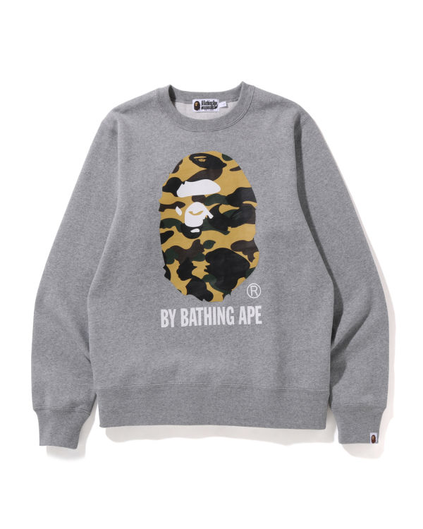 Sudaderas Bape 1st Camo By Bathing Ape Crewneck Hombre Grises | 970286-GKS