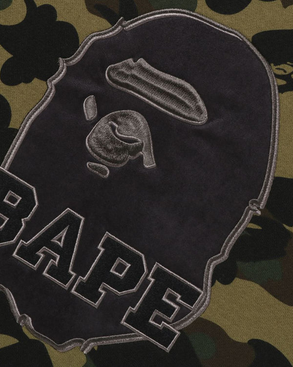 Sudaderas Bape 1st Camo Crewneck Hombre Verdes | 897265-PHK