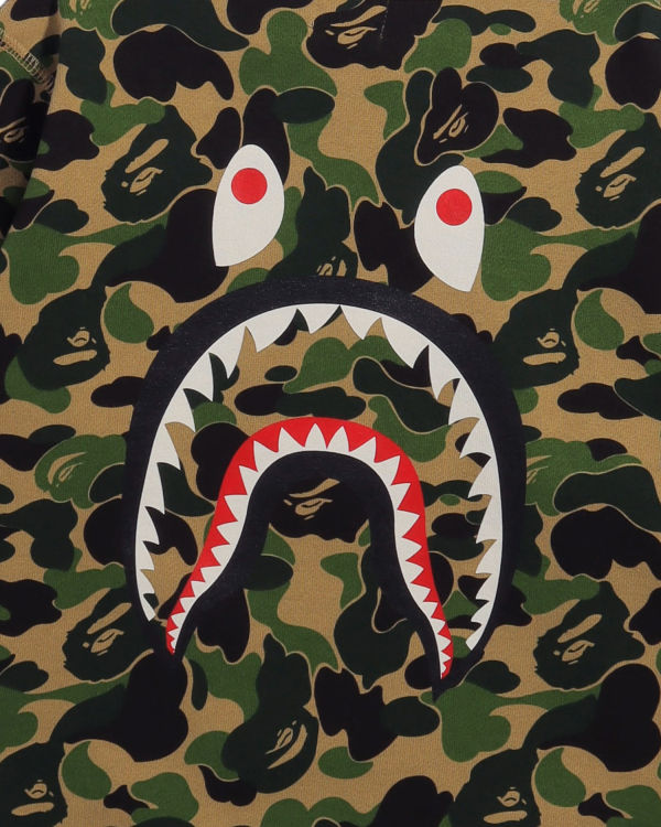 Sudaderas Bape ABC Camo Shark Crew Neck Niños Verdes | 437268-KNW