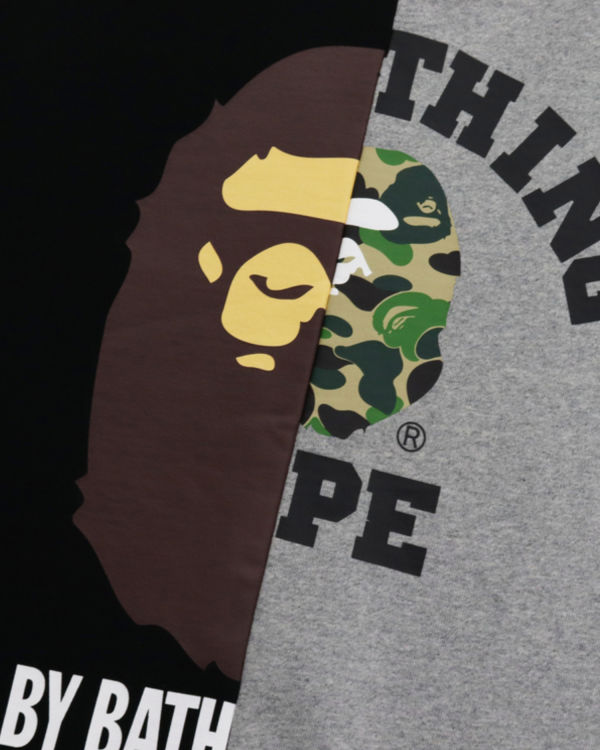 Sudaderas Bape College & By Bathing Loose Fit Hombre Negros | 536078-QRY