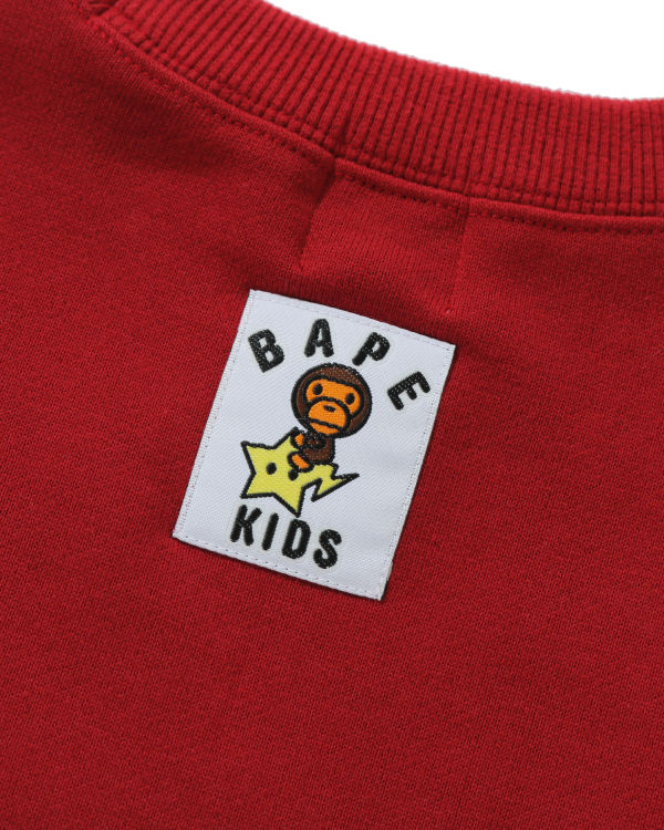 Sudaderas Bape Milo Christmas Tree Crewneck Niños Rojos Claro | 386942-POY