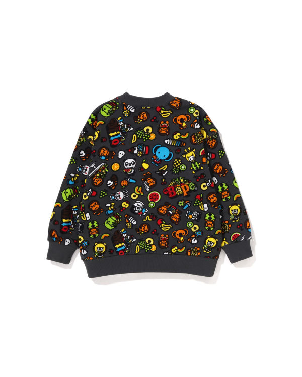 Sudaderas Bape Milo Mixed Fruit Niños Grises Oscuro | 512396-VFN