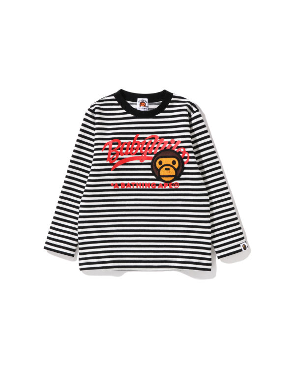 Sudaderas Bape Milo Patch Hoop Crewneck Niños Negros | 139572-TER