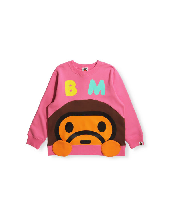 Sudaderas Bape Milo crew neck Niños Rosas | 839762-VLT