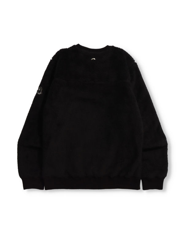 Sudaderas Bape Mr Boa crew neck Hombre Negros | 219306-RUW