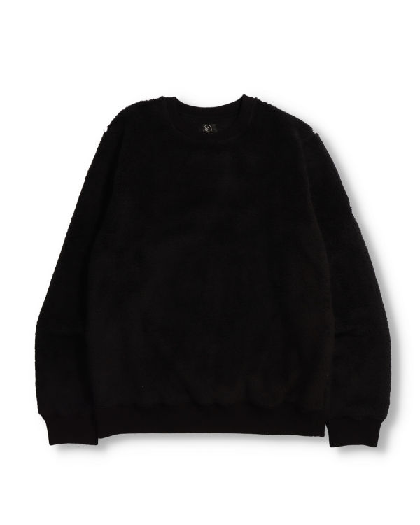 Sudaderas Bape Mr Boa crew neck Hombre Negros | 219306-RUW