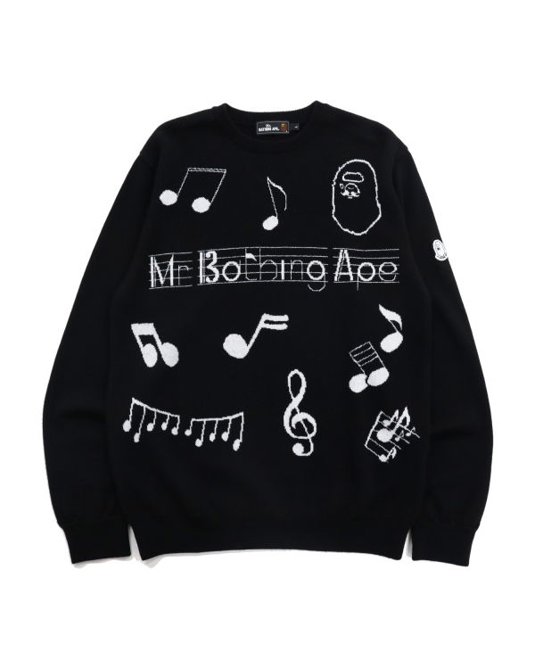 Sudaderas Bape Music Score Hombre Negros | 264385-EHW