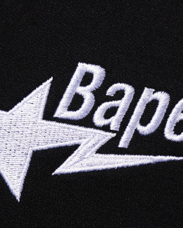 Sudaderas Bape STA Logo Relaxed Fit Crewneck Hombre Negros | 793158-WEJ