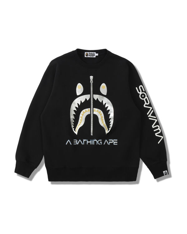 Sudaderas Bape X Hajime Sorayama Shark Crewneck Hombre Negros | 865237-HGL