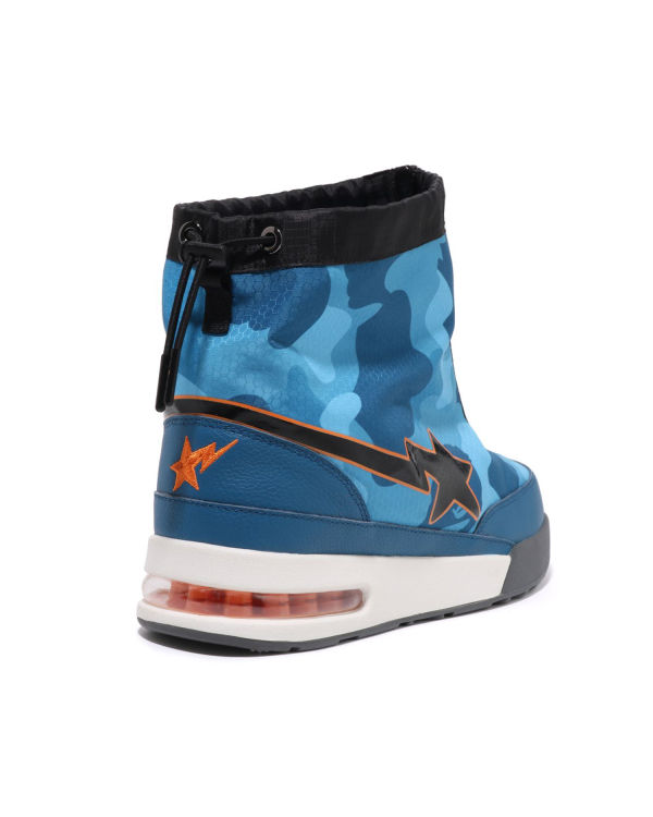 Tenis Bape Honeycomb Camo Zip Carretera STA M2 Hombre Azules | 874936-CHW