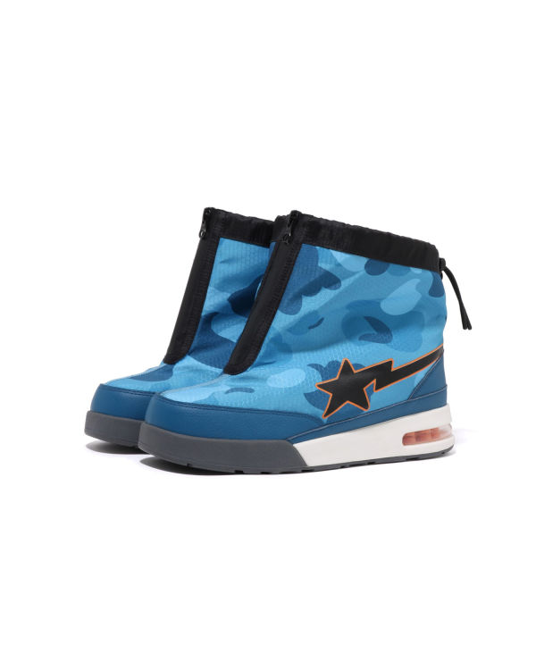 Tenis Bape Honeycomb Camo Zip Carretera STA M2 Hombre Azules | 874936-CHW