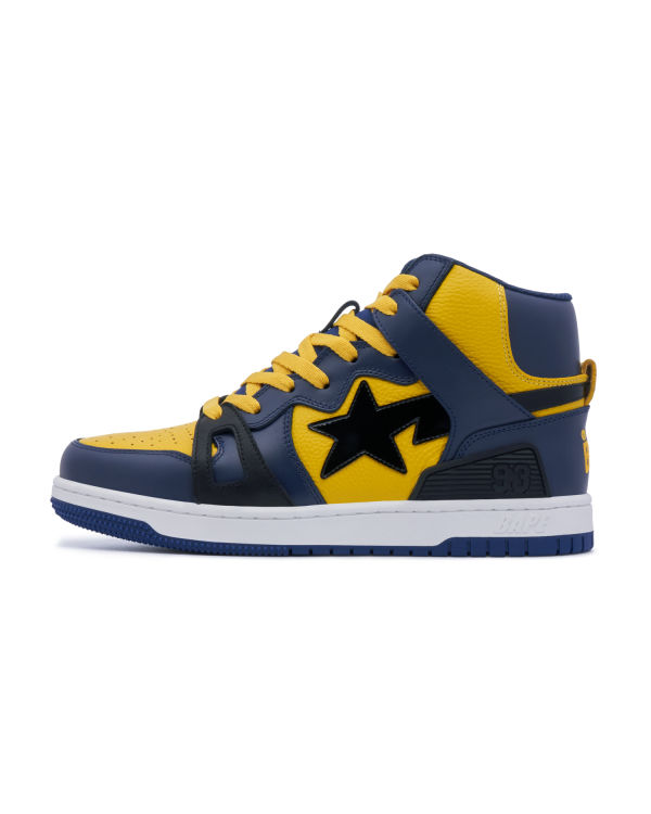 Tenis Bape STA 93 HI Hombre Azul Marino Azules | 372849-AQK