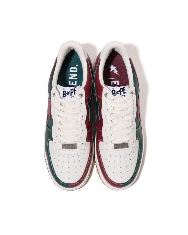 Tenis Bape X END. STA M1 Hombre Blancos Verdes Rojos | 598402-UWG