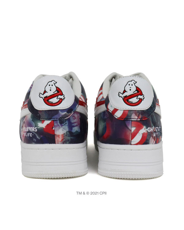 Tenis Bape X Ghostbusters Camo Milo Double Sta™ Low Hombre Morados | 236459-YLJ