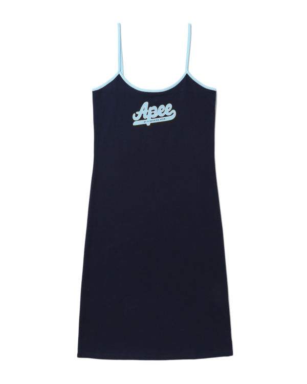 Vestido Bape Estampados Mujer Azul Marino Azules | 390625-KXS