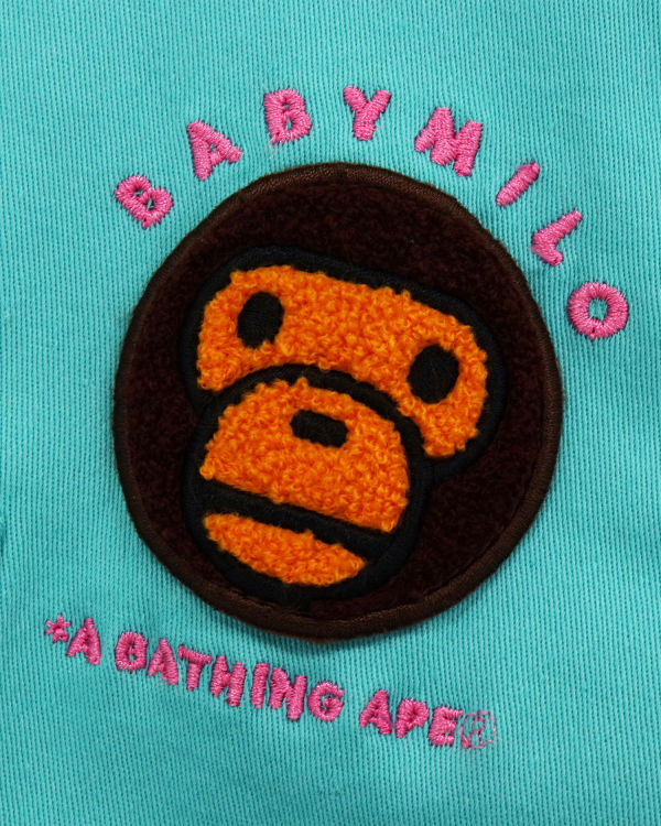 Vestido Bape Milo Patch Niños Verdes Claro | 086174-JFA